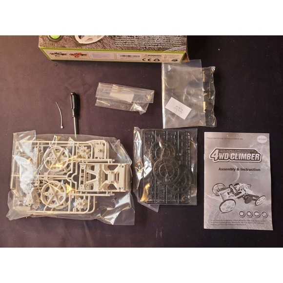 DIY 4WD Climber Car Assembly Toy Electric Mechanical Construction Kit Parts only - Picture 4 of 7